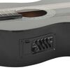 vidaXL Chitarra Classica Western con Equalizzatore e 6 Corde Nera