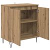 vidaXL Credenza Rovere artigianale 60 x 35 x 70 cm Legno multistrato
