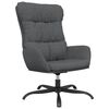 vidaXL Poltrona Relax Grigio Scuro in Tessuto