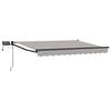vidaXL Tenda retrattile manuale con LED 2,5 x 2 m