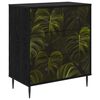 vidaXL Cassettiera ELBURG Stampa foglia di palma 66 x 36,5 x 76 cm