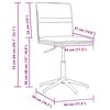 vidaXL Sedie da Pranzo 2 pz Crema in Velluto
