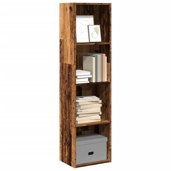 vidaXL Libreria Legno Antico 40x30x152 cm in Legno Multistrato
