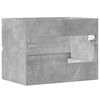 vidaXL Armadietto da Bagno Grigio Cemento 60x38,5x45cm in Truciolato