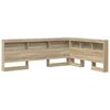 vidaXL Testata contenitore Rovere Sonoma 135 cm Legno multistrato