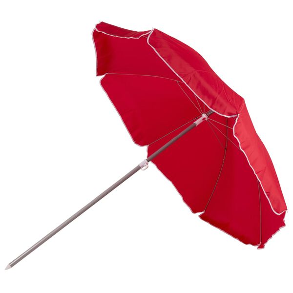 Bo-Camp Ombrellone da Giardino 165 cm Rosso