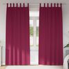 vidaXL Tende Blackout con Anelli 2 pcs Rosso Vino 245 x 140 cm