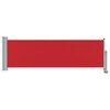 vidaXL Tenda Laterale Retrattile per Patio 80x300 cm Rosso