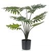 Emerald Pianta Artificiale Philodendron in Vaso 60 cm
