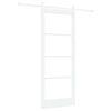 vidaXL Porta scorrevole Bianco 83 x 202 cm