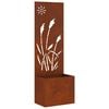 vidaXL Schermo per privacy in giardino Ruggine 50 x 32 x 150 cm