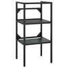 vidaXL Struttura per Lavabo da Bagno Nera 40x38x83 cm in Ferro