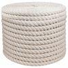 vidaXL Corda di Juta 20 mm Bianco 100% juta Tossa
