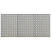 vidaXL Pannelli per Utensili a Parete 3 pz 40x58 cm Acciaio