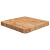 vidaXL Piano Tavolo Quadrato Marrone Chiaro 40x40x4cm Rovere Trattato