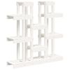 vidaXL Supporto Piante Bianco 104,5x25x109,5 cm Legno Massello di Pino