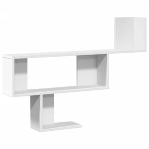 vidaXL Scaffale a Parete Bianco 100x15x70 cm in Legno Multistrato