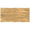 vidaXL Piano del Tavolo con Bordo Naturale 120 x 60 x 3,2 cm