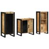 vidaXL Set di mobili per il bagno 3 pcs Legno Recuperato Massello