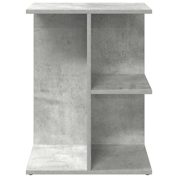 vidaXL Comodino Grigio Cemento 46,5x29x61 cm in Legno Multistrato