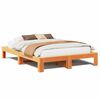 vidaXL Letto senza Materasso Marrone Cera 150x200 cm in Legno di Pino