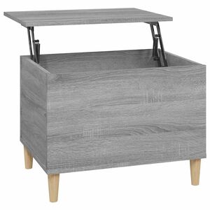 vidaXL Tavolino Salotto Grigio Sonoma 60x44,5x45 cm Legno Multistrato