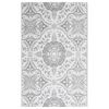 vidaXL Tappeto da Esterno ARAKIL Grigio Chiaro 140x200 cm PP