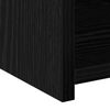 vidaXL Libreria con cassetto Rovere Nero 30 x 42.4 x 185.2 cm