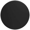 vidaXL Piano del tavolo Nero &Oslash; 30 x 1,5 cm Legno multistrato