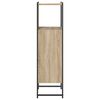 vidaXL Mobile da Bagno Beige 33 x 33 x 120,5 cm Legno multistrato