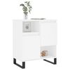 vidaXL Credenza Bianca 60x35x70 cm in Legno Multistrato