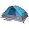 vidaXL Tenda da Campeggio a Cupola per 4 Persone Blu Impermeabile