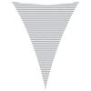 vidaXL Vela da ombra solare Grigio chiaro e bianco 5 x 7 x 7 m