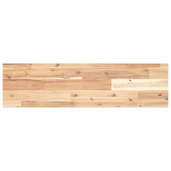 vidaXL Piano per Tavolo 100x20x2 cm Rettangolare Legno Massello Acacia