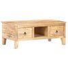 vidaXL Tavolino da Salotto 100x55x40 cm in Legno di Mango Grezzo