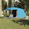 vidaXL Tenda da Campeggio con Portico Cupola 5Persone Blu Impermeabile