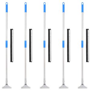 vidaXL Tergipavimento 5 pz 45x122,5 cm in Acciaio e Gomma
