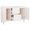 vidaXL Credenza Bianca 101x35x70 cm in Legno Multistrato