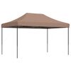 vidaXL Tenda da Festa Pieghevole Pop-Up Marrone 440x292x315 cm