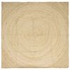 vidaXL Tappeti per area Bianco 200 x 200 cm Juta
