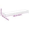 vidaXL Cuscino per pallet Talpa 180 x 40 x 8 cm Tessuto Oxford