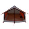 vidaXL Tenda da Campeggio 2 Persone Grigio e Arancione Impermeabile