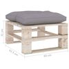 vidaXL Set Salotto Giardino su Pallet Cuscini 6 pz in Legno di Pino