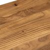 vidaXL Panca da Pranzo 110x40x46 cm Legno Massello di Acacia e Acciaio