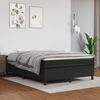 vidaXL Struttura Letto a Rete a Molle Nero 140x200 cm in Similpelle