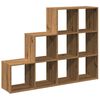 vidaXL Libreria a 3 Ripiani Rovere 137,5x29x103,5 cm in Truciolato