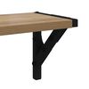 vidaXL Scaffali da parete 2 pcs Rovere artigianale 80 x 15 x 15,5 cm