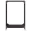 vidaXL Rastrelliera per Legna da Ardere Nera 44x28x65 cm