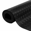 vidaXL Tappeto per pavimento Nero 1 x 2 m Gomma