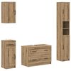 vidaXL Set di Mobili da Bagno da 4 Pezzi UTRECHT Rovere Artigianale